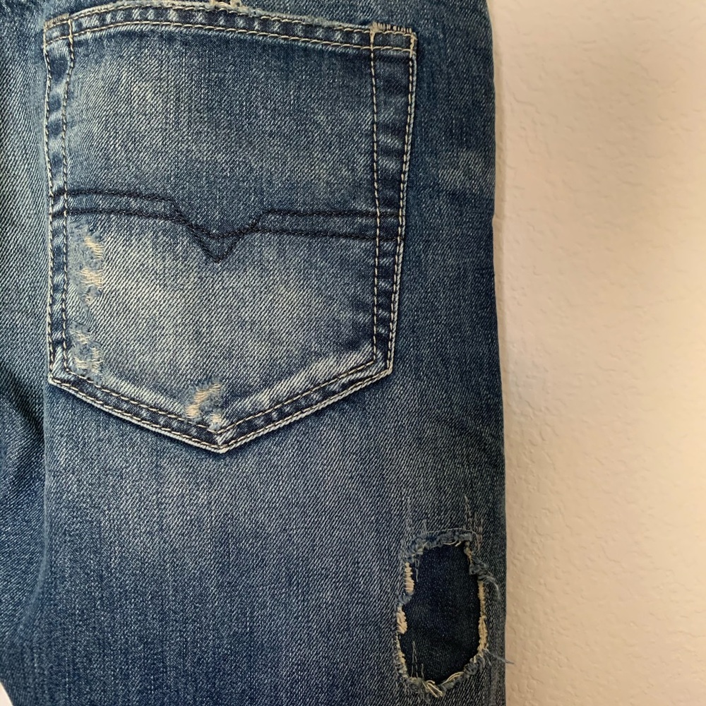 DIESEL wash buster regular slim tapered jeans - Picture 4 of 6